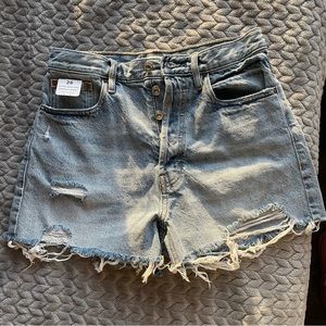 High rise shorts
